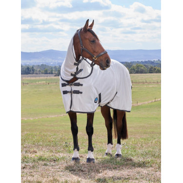 ComFiTec Tyro Capa Anti-insetos Combo Weatherbeeta Branco / carvão de madeira ComFiTec Tyro Capa Anti-insetos Combo Weatherbeeta Branco / carvão de madeira
