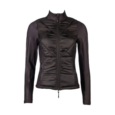 Casaco bimatéria Prag II Style HKM Castanho escuro
