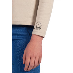 Polo de manga comprida Mia HKM Bege