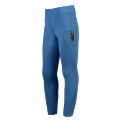 Legging Mia fundo 1/1 em silicone HKM Azul