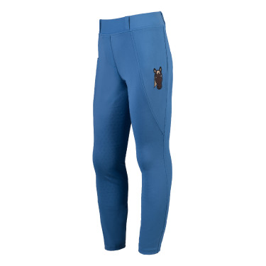 Legging Mia fundo 1/1 em silicone HKM Azul