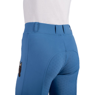 Legging Mia fundo 1/1 em silicone HKM Azul