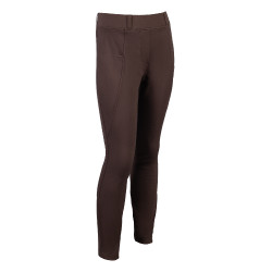 Legging Mia fundo 1/1 em silicone HKM Castanho escuro