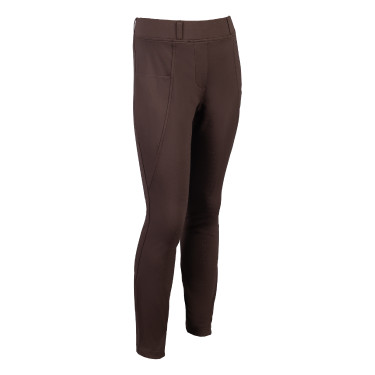 Legging Mia fundo 1/1 em silicone HKM Castanho escuro