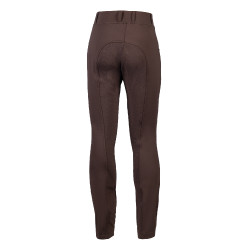 Legging Mia fundo 1/1 em silicone HKM Castanho escuro