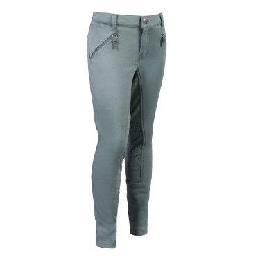 Calças Mia com fundo total em silicone HKM Sálvia Violeta