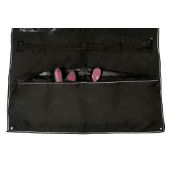 Cortina de box Team HKM 130 x 120 cm Preto