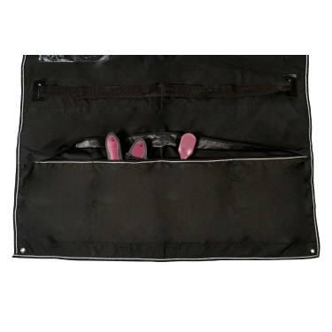 Cortina de box Team HKM 130 x 120 cm Preto