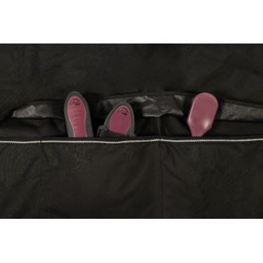 Cortina de box Team HKM 130 x 120 cm Preto