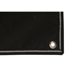 Cortina de box Team HKM 130 x 120 cm Preto