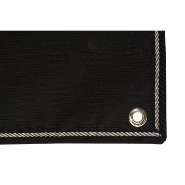Cortina de box Team HKM 130 x 120 cm Preto
