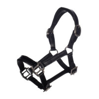 Cabeçada em couro envernizado Hobby Horsing - HKM