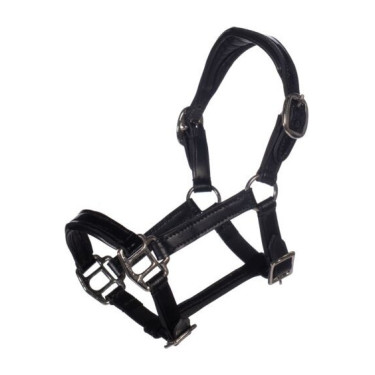 Cabeçada em couro envernizado Hobby Horsing - HKM