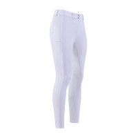 Calças de montar Euro-Star Audrey FullGrip para mulher Branco