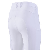 Calças de montar Euro-Star Audrey FullGrip para mulher Branco
