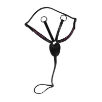 Martingale Manchester Hobby Horsing HKM Preto / fúcsia