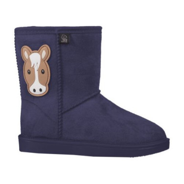 Botas forradas impermeáveis Davos Amina - HKM Azul escuro Botas forradas impermeáveis Davos Amina - HKM Azul escuro