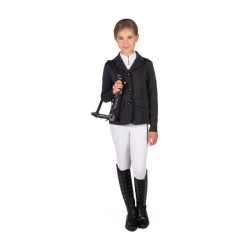 Casaco de concurso HKM Amy infantil Preto Casaco de concurso HKM Amy infantil Preto