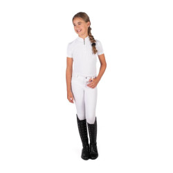 Pólo de concurso HKM Amy para mulher Branco
