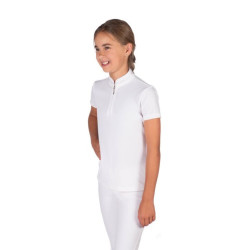Pólo de concurso HKM Amy para mulher Branco