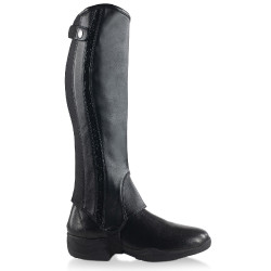 Mini-chaps de couro PU brilhantes Sabrina feminino Horze