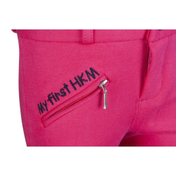 Calça HKM infantil My first Rosa escura / azul-marinho