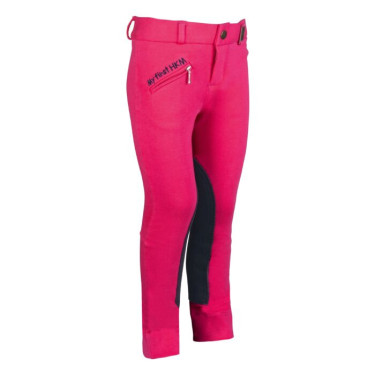 Calça HKM infantil My first Rosa escura / azul-marinho
