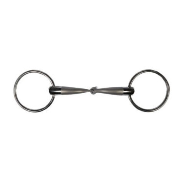 Embocadura de equitação HKM Soft Touch 16 mm inox Embocadura de equitação HKM Soft Touch 16 mm inox