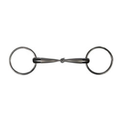 Mors de equitação HKM Soft Touch 14 mm em inox Mors de equitação HKM Soft Touch 14 mm em inox