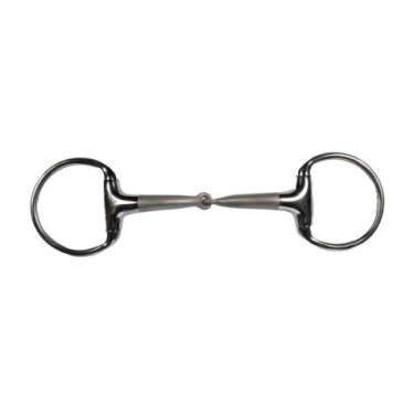 Freio de oliva equitação HKM Soft Touch 16 mm inox