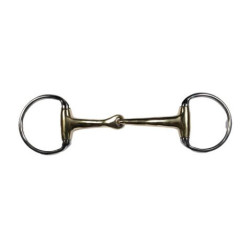 Bocado oliva HKM High Curve 16 mm para equitação Bocado oliva HKM High Curve 16 mm para equitação