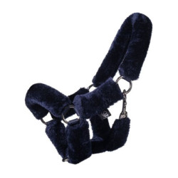 Cabeçada HKM com pele sintética Hobby Horse Azul Cabeçada HKM com pele sintética Hobby Horse Azul
