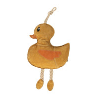 Brinquedo HKM para cavalos Duck Amarelo Castanho