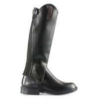 Mini-perneiras Couro PU com strass infantil Horze Preto