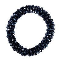 Elástico para cabelo HKM Crystal Azul profundo
