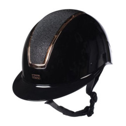 Capacete de equitação HKM Lady Shield brilhante