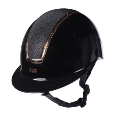 Capacete de equitação HKM Lady Shield brilhante