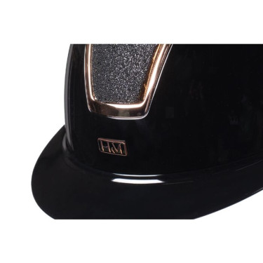 Capacete de equitação HKM Lady Shield brilhante