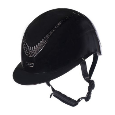 Capacete de Equitação HKM Alarion Brilhante