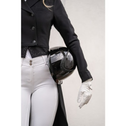 Capacete de Equitação HKM Alarion Brilhante