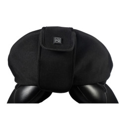 Capa de assento aquecida para sela de obstáculos Style sem bateria HKM Preto Capa de assento aquecida para sela de obstáculos Style sem bateria HKM Preto
