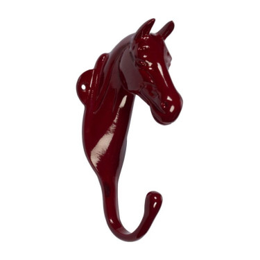 Suporte para cabeça de cavalo HKM Bordéus Bordô Suporte para cabeça de cavalo HKM Bordéus Bordô