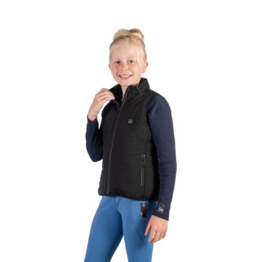 Colete aquecido para crianças Cuddle Style HKM Preto