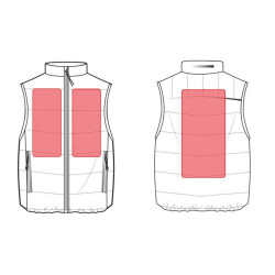 Colete aquecido para crianças Cuddle Style HKM Preto