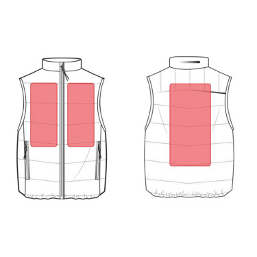 Colete aquecido para crianças Cuddle Style HKM Preto