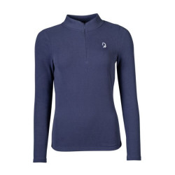 Polo de mangas compridas Arezzo Soft Lauria Garrelli Índigo Azul Polo de mangas compridas Arezzo Soft Lauria Garrelli Índigo Azul