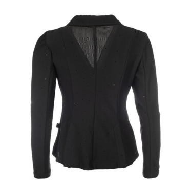 Casaco de competição HKM Crystal Preto