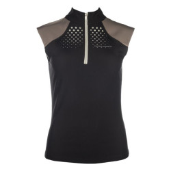 Top funcional HKM Amalfi Preto / taupe