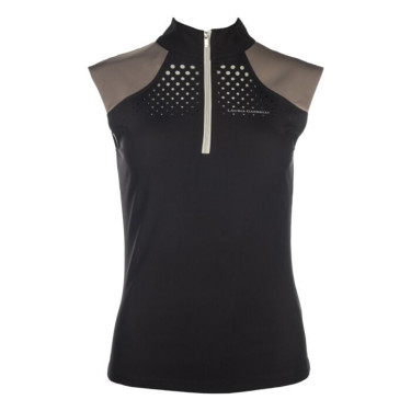 Top funcional HKM Amalfi Preto / taupe