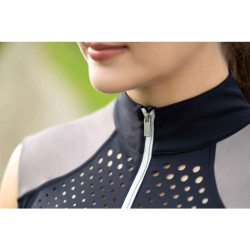 Top funcional HKM Amalfi Preto / taupe